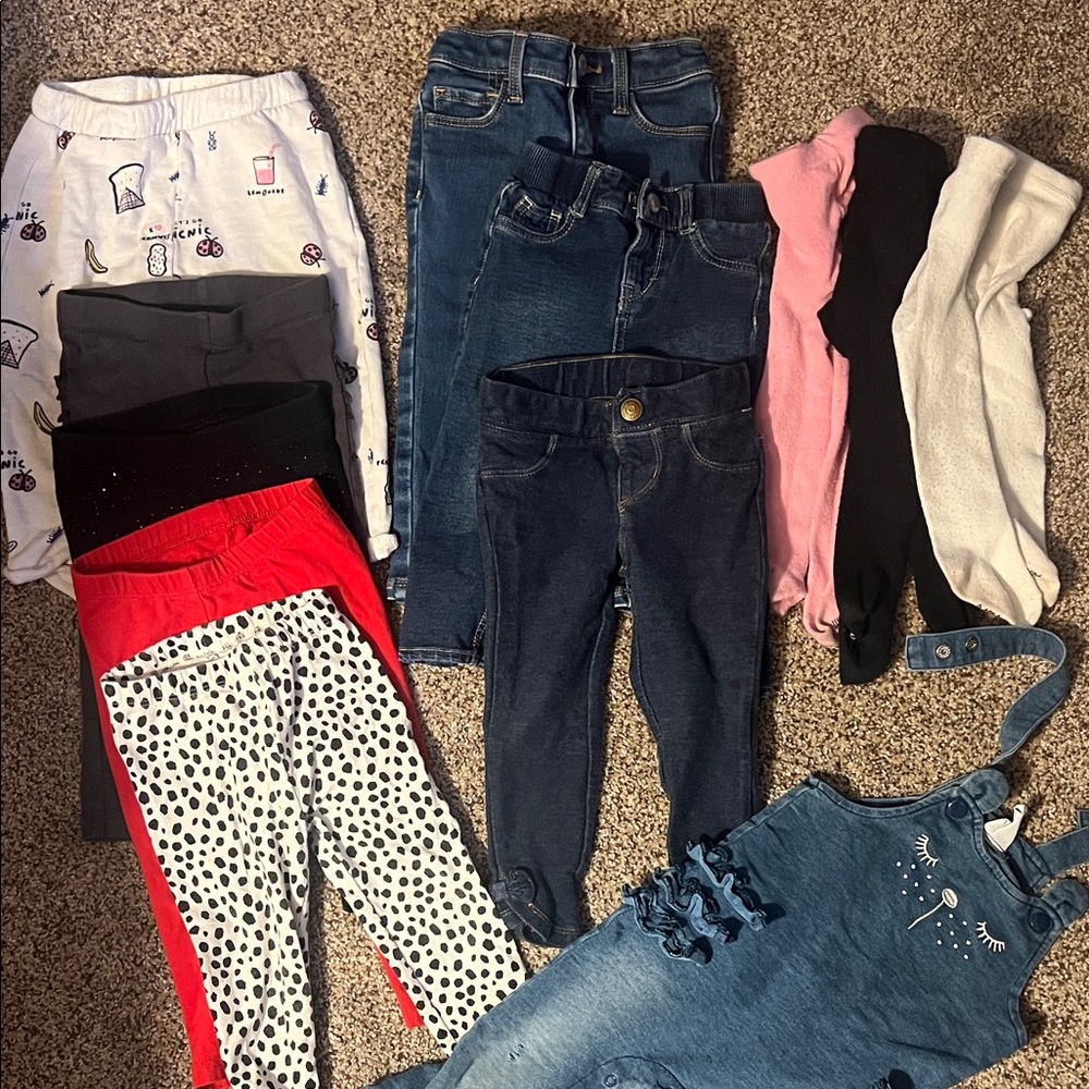 18m Girls Pants and Legging Bundle Set